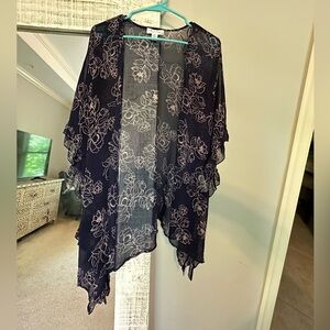 OS motherhood maternity sheer cover up